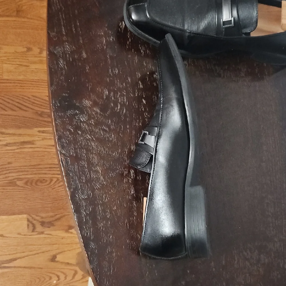 Men's Calvin Klein Leather Loafers Size 8 - Picture 6 of 13